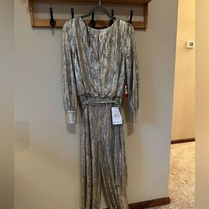 Vince Camuto Shimmering Silver Dress